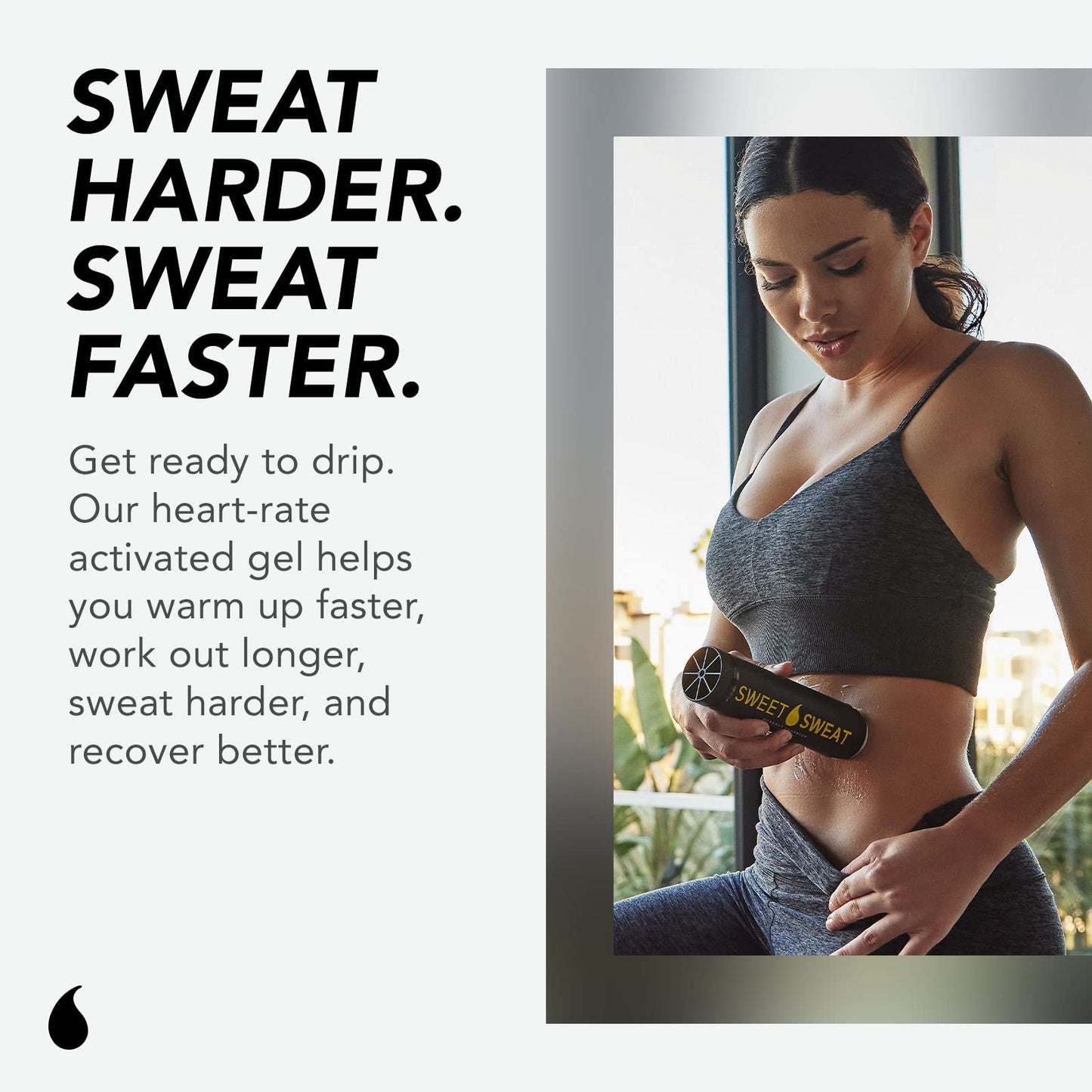 Sweet Sweat Workout Enhancer Roll-On Gel Stick - Sweat Harder and Faster Sports ResearchUS supplements