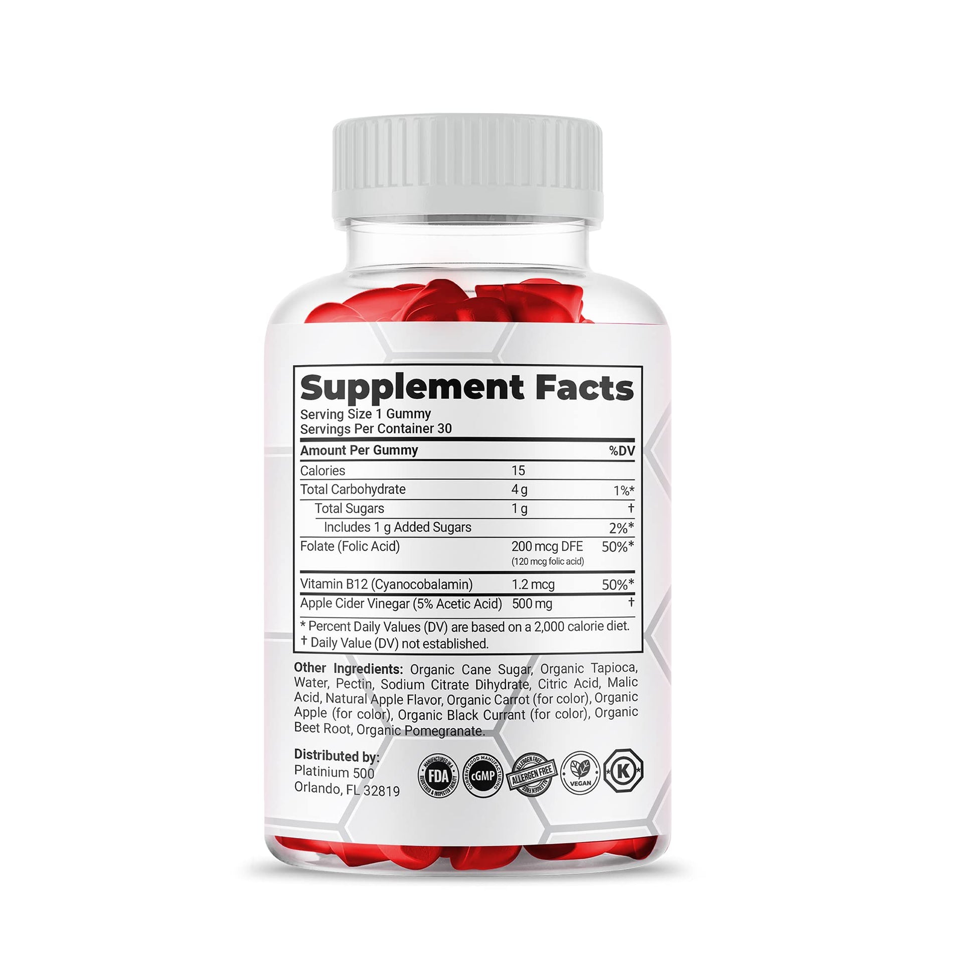 (3 Pack) Simpli Health ACV Keto Gummies, Maximum Strength Gold NutraAu supplements