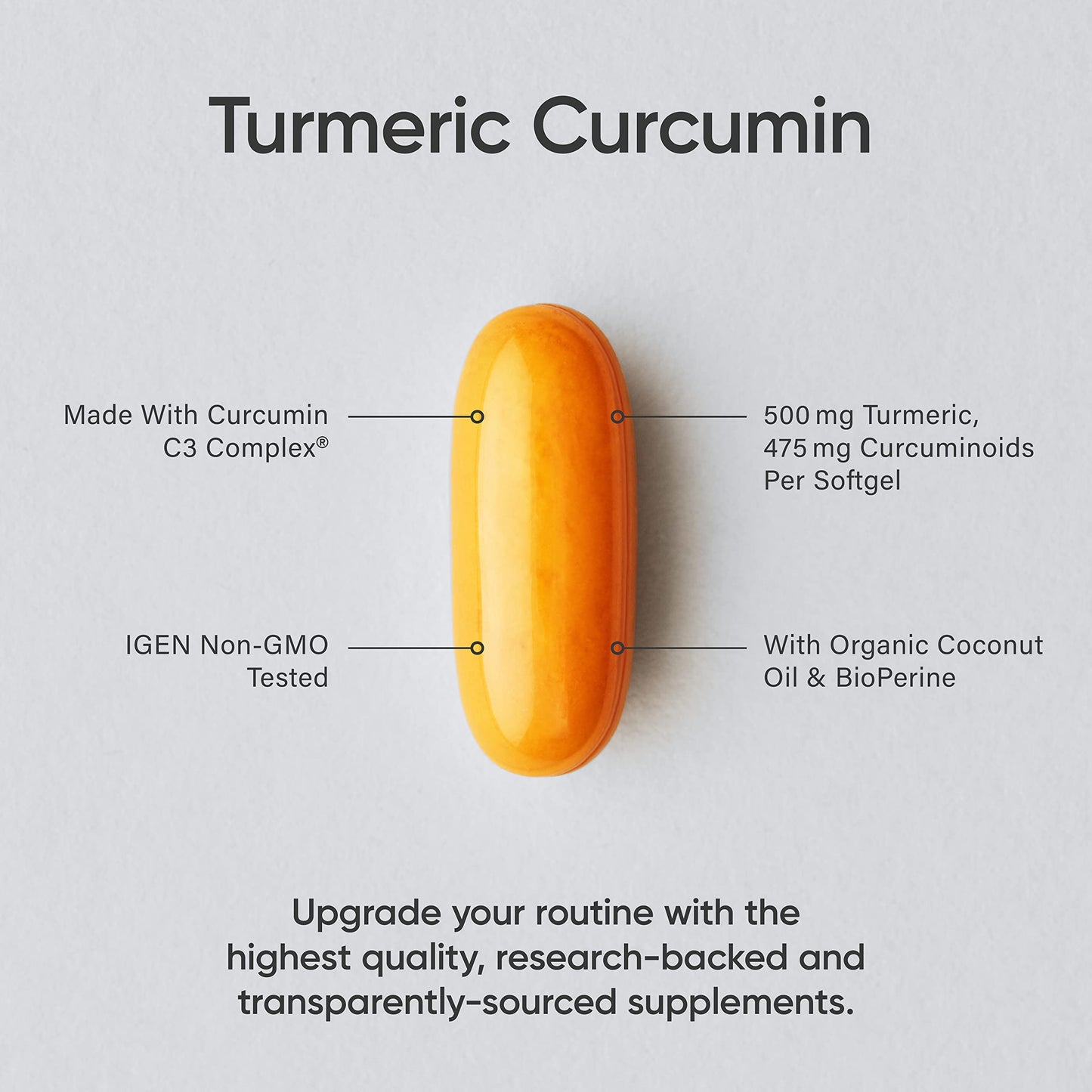 Sports Research Turmeric Curcumin C3 Complex - Softgels with Bioperine Black Pepper Sports ResearchUS supplements