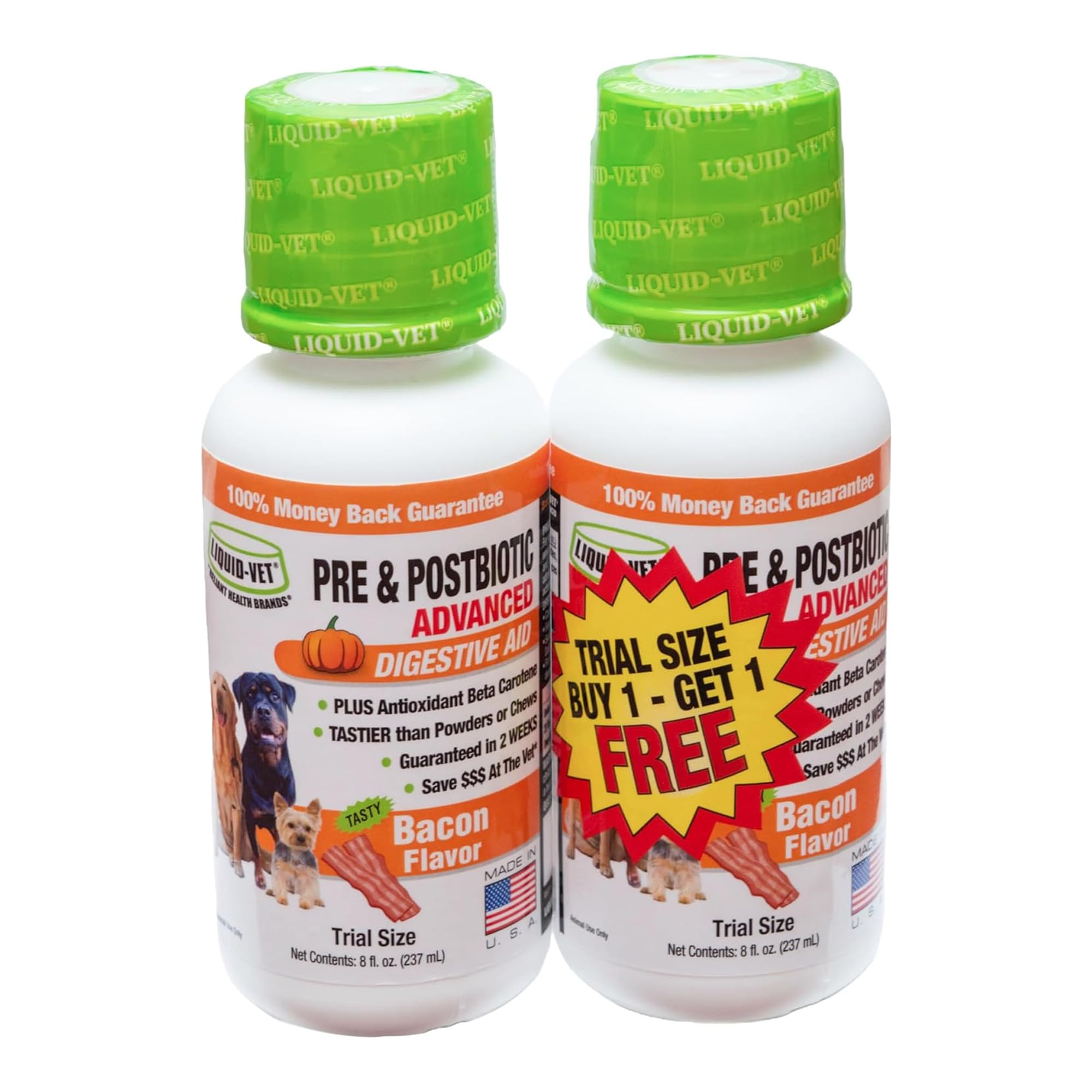 Pre & PostBiotic Support for Dogs – Digestive Upset, Stool Quality & Sensitive Stomach Support – Easy Liquid Formula for Picky Eaters LIQUID-VETAu supplements