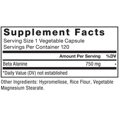 FORCE FACTOR Beta Alanine Capsules, Beta-Alanine Endurance Supplement to Boost Force FactorUS supplements