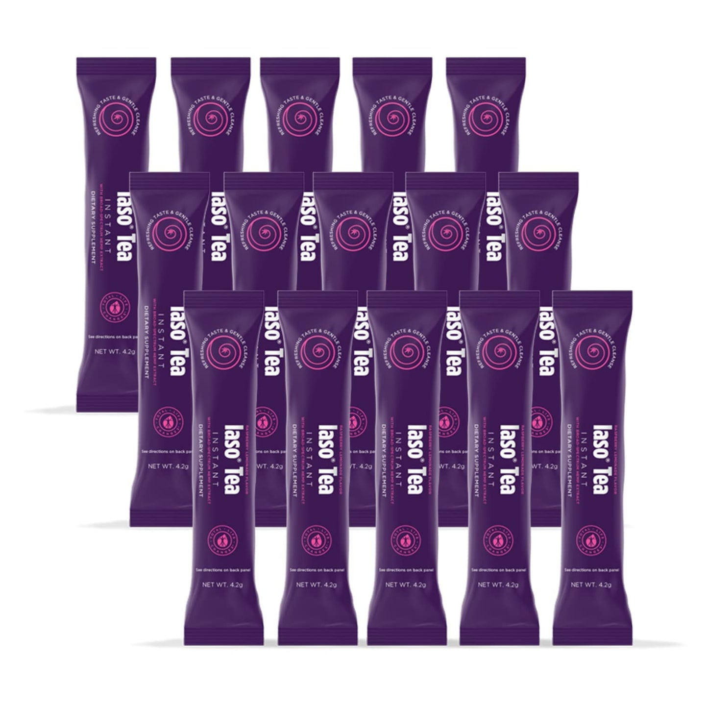 Total Life Changes Raspberry Lemonade Flavor Instant IASO Tea (15 Pack) Total Life ChangesUS supplements