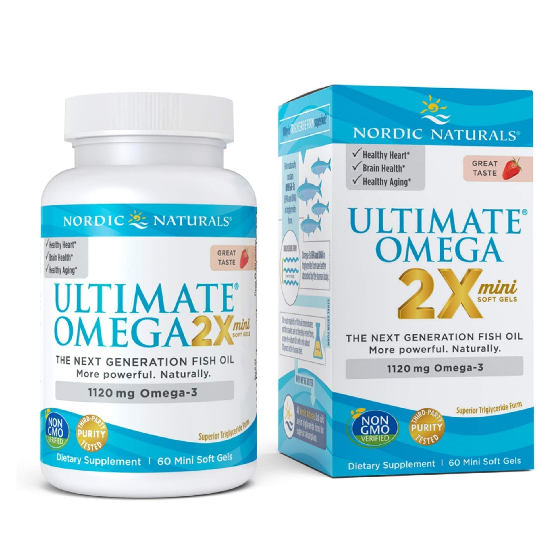 NORDIC NATURALS Ultimate Omega Minis, 60 CT Nordic NaturalsAu supplements