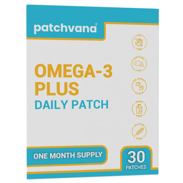 Patchvana Omega 3 Patch for Women & Men, 1 Month Supply, 30 Patches PatchvanaAu supplements