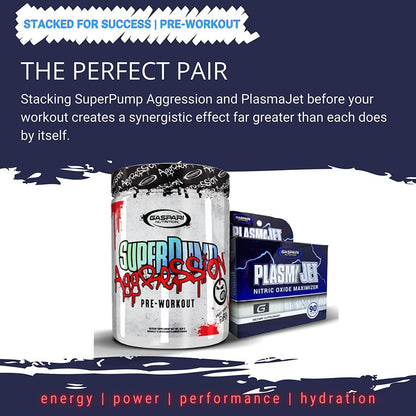 Gaspari Nutrition SuperPump Aggression Pre-Workout: Energy, Focus, Endurance and Recovery Gaspari NutritionUS supplements