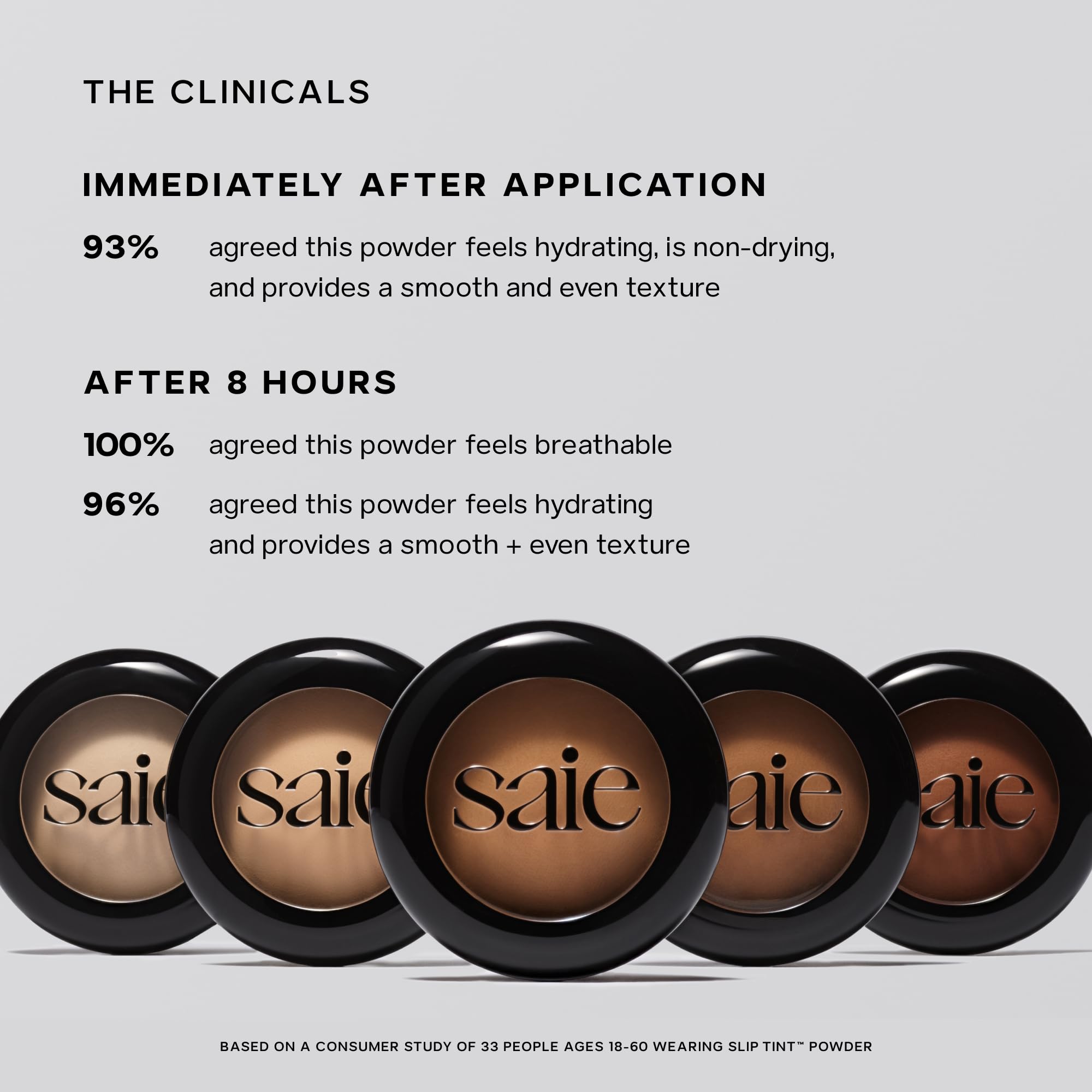 Saie Slip Tint Baked Setting Powder - Translucent Powder for Face Makeup with a Natural-Radiant Finish - Blurs, Brightens & Smooths Complexion - Translucent 2 - Light to Medium (0.24 oz) SaieAu supplements
