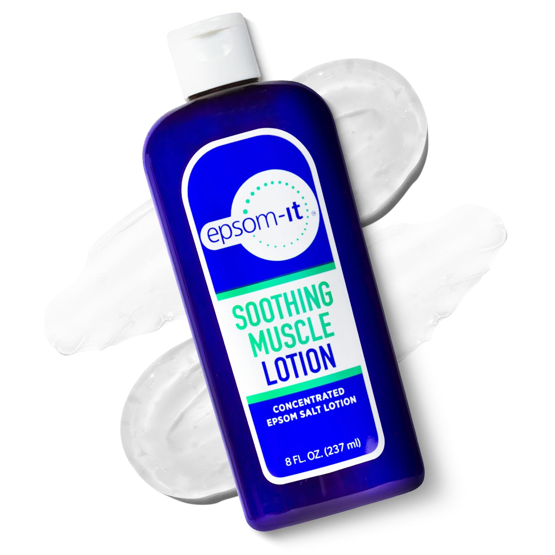 Epsom-It Soothing Muscle Magnesium Lotion – Epsom Salt Topical Cream with Arnica and Magnesium Sulfate - Designed for Muscle Stiffness, Leg Cramps, Feet, Knees and Achy Feet - 8.0 oz EPSOM-ITAu supplements