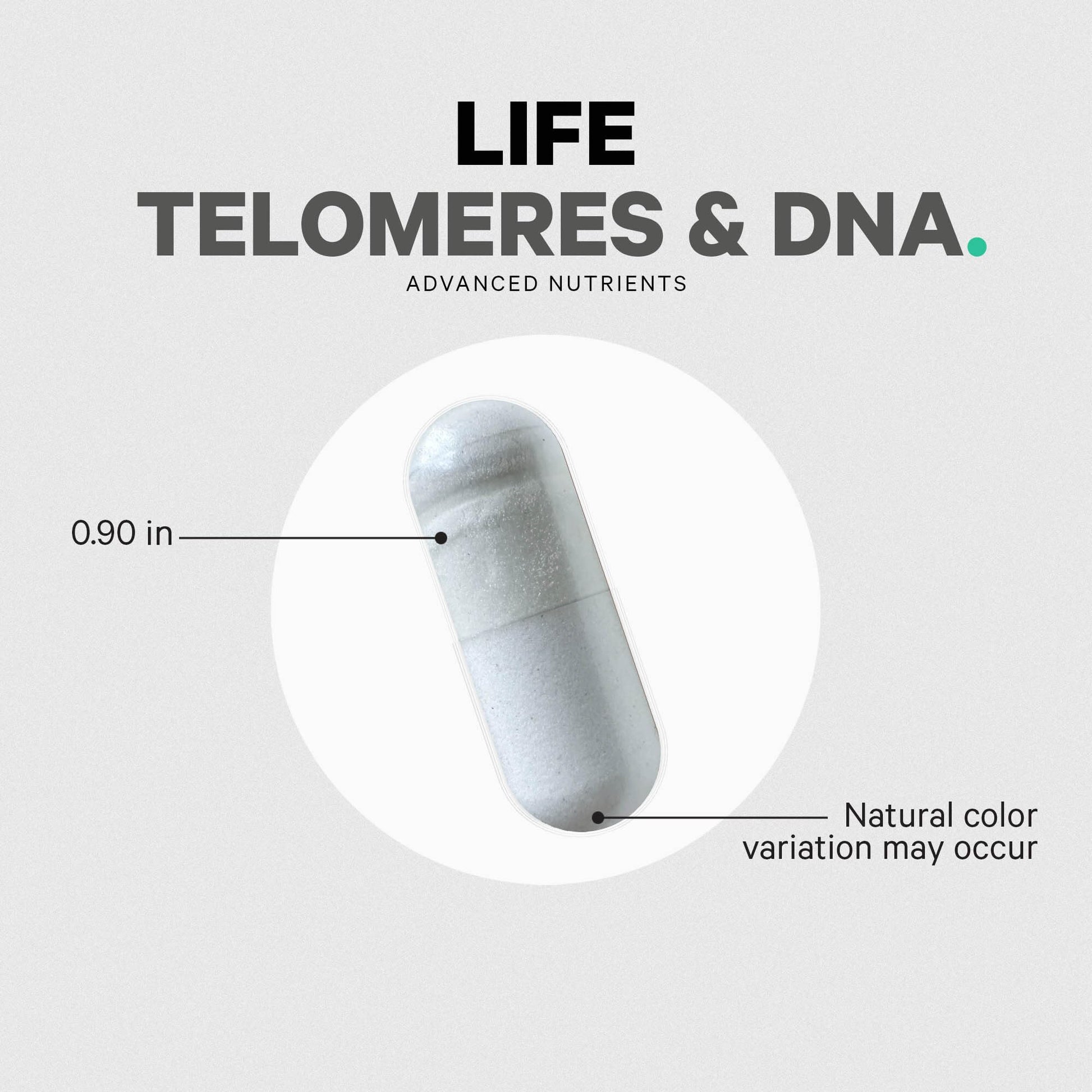 Codeage Ultra Life Telomeres Supplement - 5 MTHF Folate Vitamin B9, Vitamin B12 Methylcobalamin, Vitamin D3, L-Theanine, Ashwagandha - 3-Month Supply - DNA, Methylation Cycle - Non-GMO - 90 Capsules CodeageAu supplements