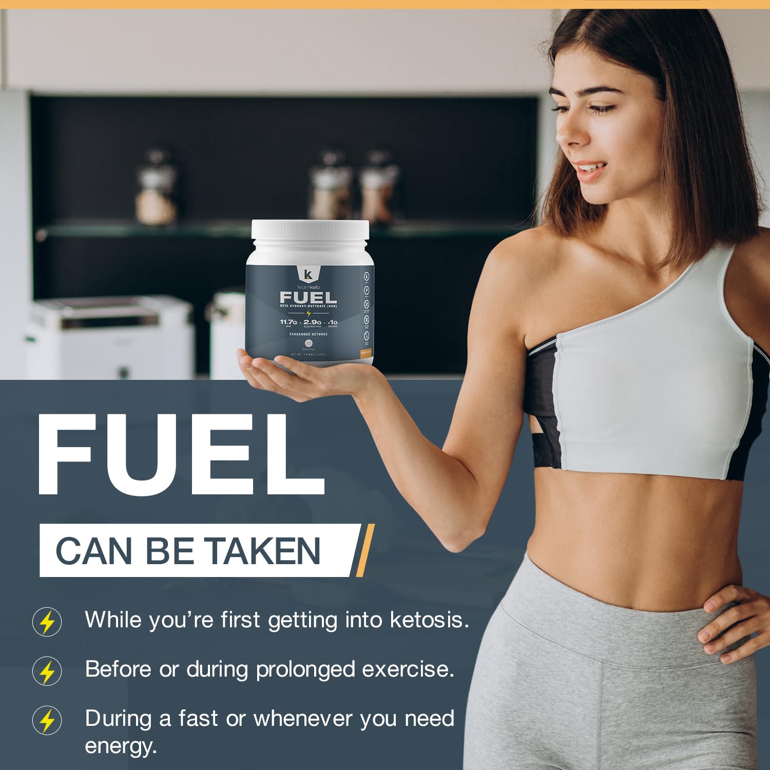 TeamKeto exogenous Ketones Powder, Pure Keto BHB Salts | Dairy & Gluten Free-Best Keto TeamKetoUS supplements