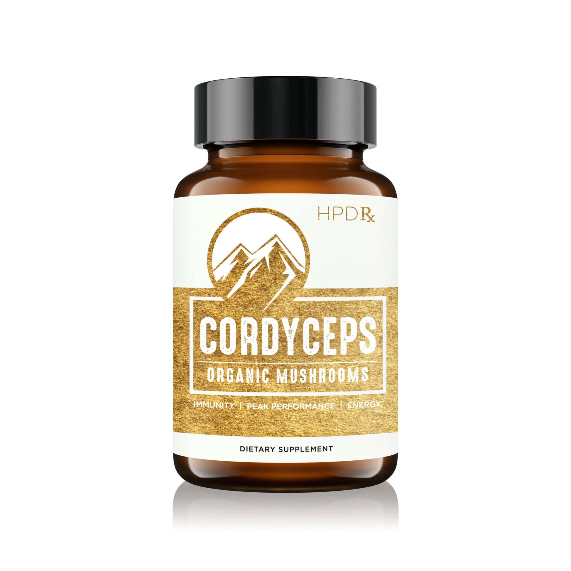 HPD Rx Premium Organic Cordyceps Mushroom Extract Performance Supplement HPD RxUS supplements