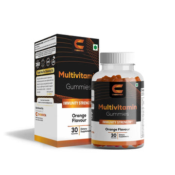 CHARMSVEDA Multivitamin Gummies – Energy, Immunity & Overall Wellness with DHA, Vitamin C, Zinc & Antioxidants – Orange Flavour – 30 Gummies CHARMSVEDAAu supplements