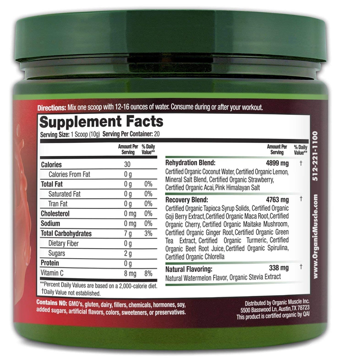 Organic Muscle Bundle - Pre-Workout Powder for Energy (Passionfruit Guava) + Replenisher Organic MuscleUS supplements