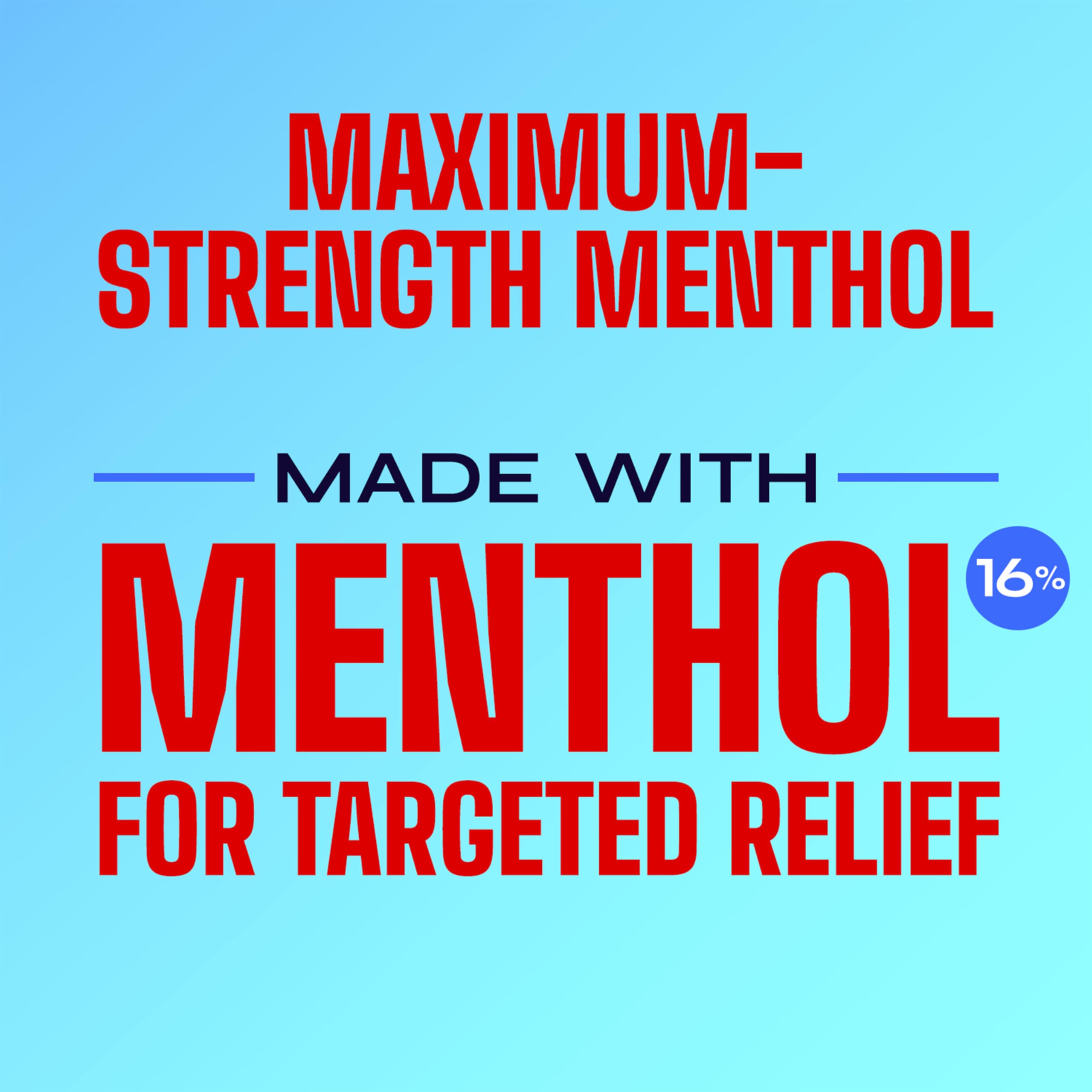 Icy Hot Original Pain Relief No-Mess Roll-On Applicator, Fast-Acting Pain Relief with Max Strength Menthol 16%, Contrast Therapy for Backaches, Joints, Muscle Strains and Arthritis, 2.5 oz Icy HotAu supplements