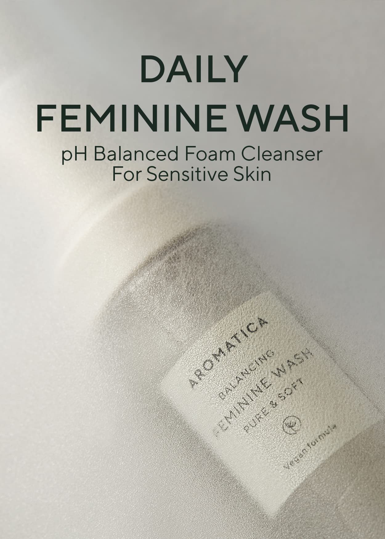 AROMATICA Pure and Soft Feminine Foaming Wash | Vegan, pH-Balanced, Natural Ingredients AROMATICAAu supplements