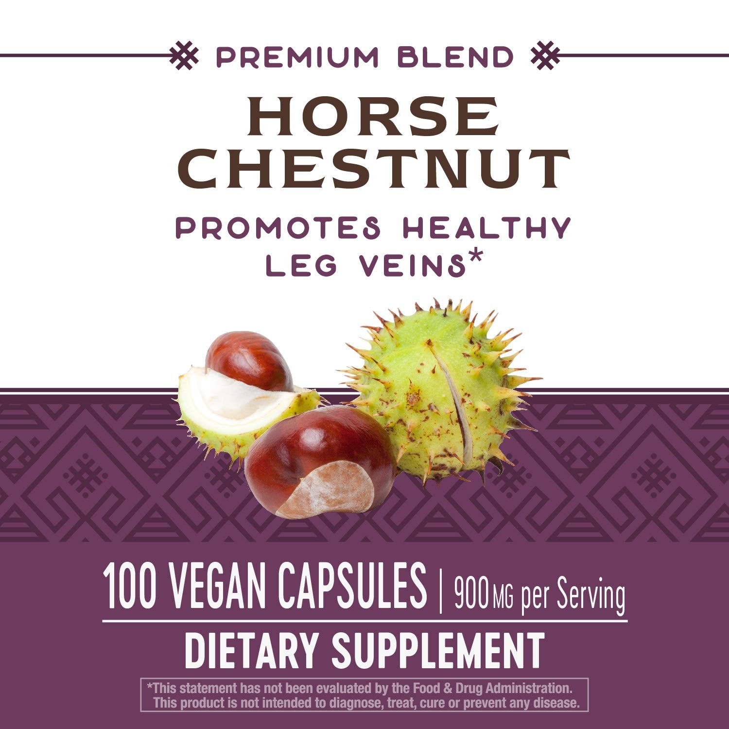 Nature's Way Standardized Horse Chestnut, Premium Extract for Healthy Veins and Blood Nature's WayUS supplements