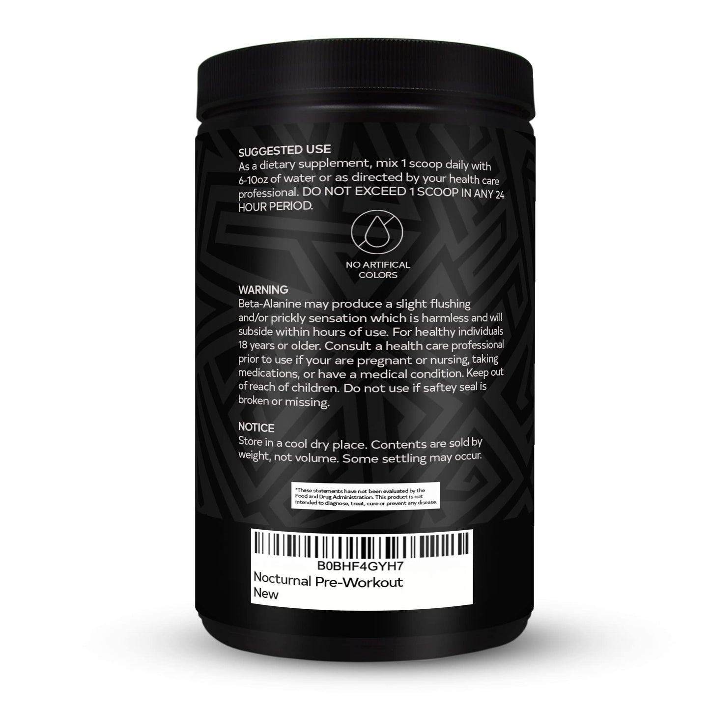 The Supplement Co Nocturnal Pre Workout - No Caffeine Night Time Preworkout for Men The Supplement CoUS supplements
