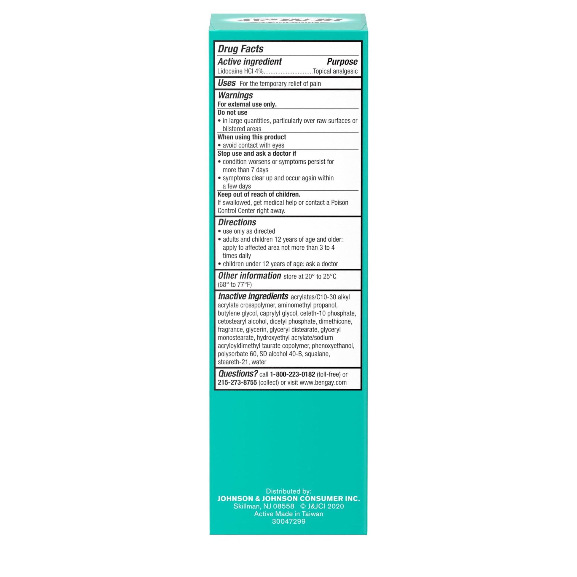 Bengay Lidocaine Pain Relief Cream, Maximum Strength OTC, Non-Greasy Topical Analgesic with 4% Lidocaine to Desensitize Nerves, Numbing Cream with a Soothing Jasmine Scent, 3 oz BengayAu supplements