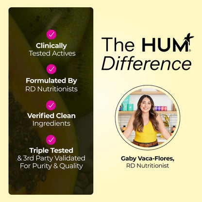 HUM Complete Prenatal Multivitamin for Women with Folate, DHA, and Choline, 23 Nutrients for Daily Support, Gluten Free, Non GMO Supplement for Pre, During, and Post Pregnancy, 30 Vegan Capsules HUMUS supplements