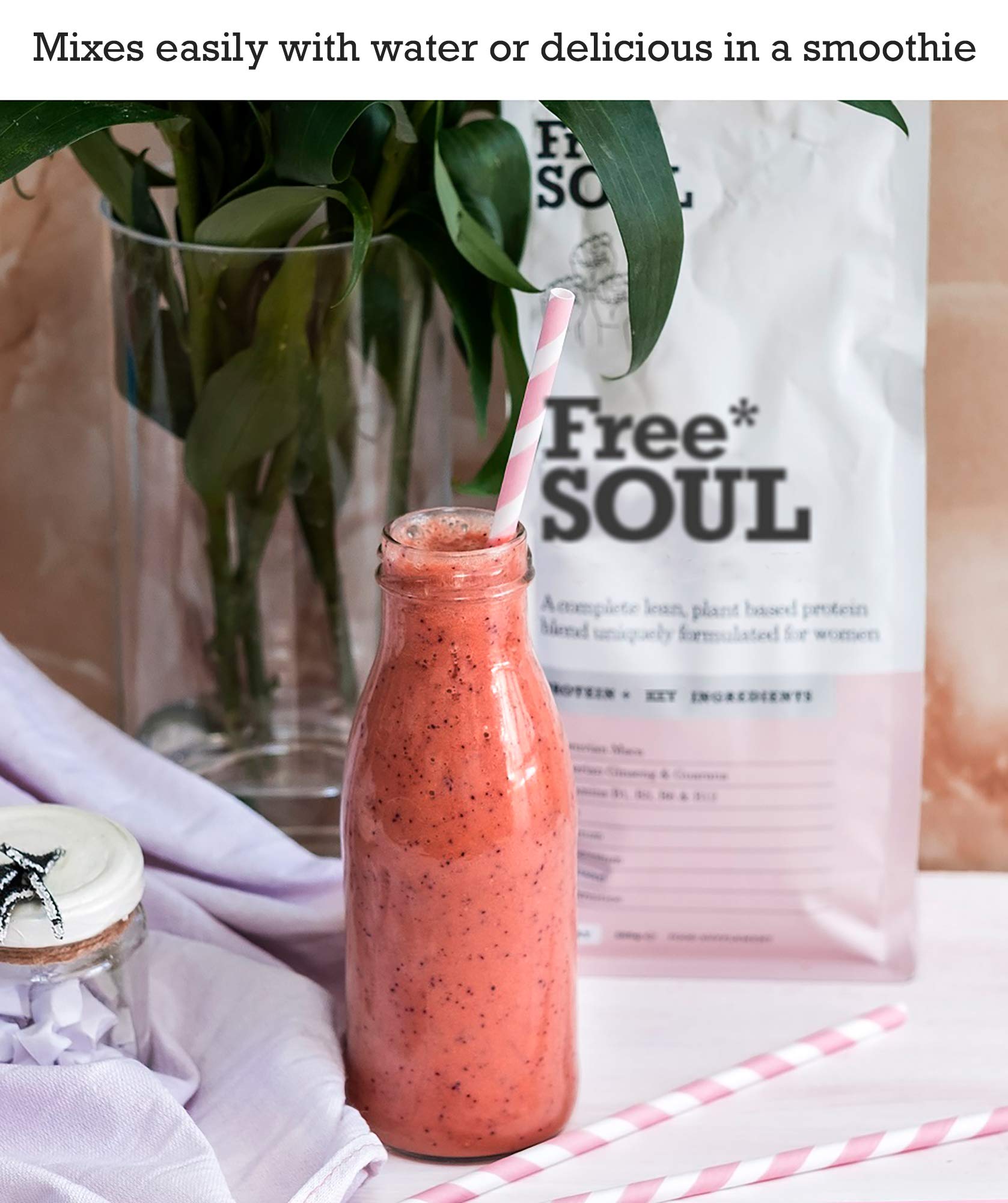 Free Soul Vegan Protein Powder | Formulated for Women | 600g | 20g Protein Free SoulAu supplements