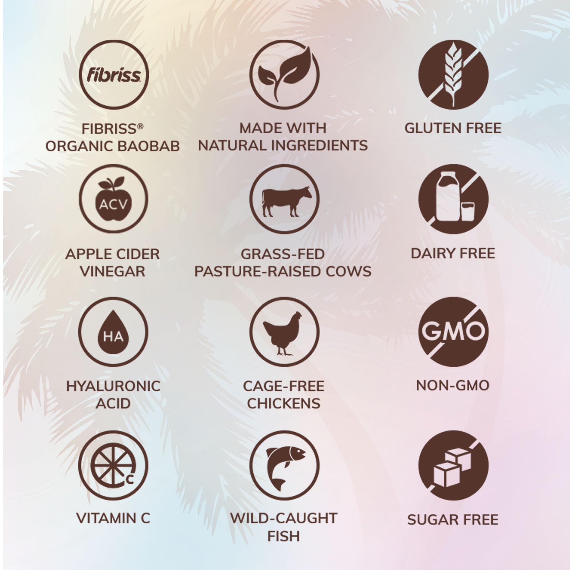 SkinnyFit Super Youth Chocolate Multi-Collagen Peptides + Probiotics, Baobab Fiber SkinnyFitUS supplements