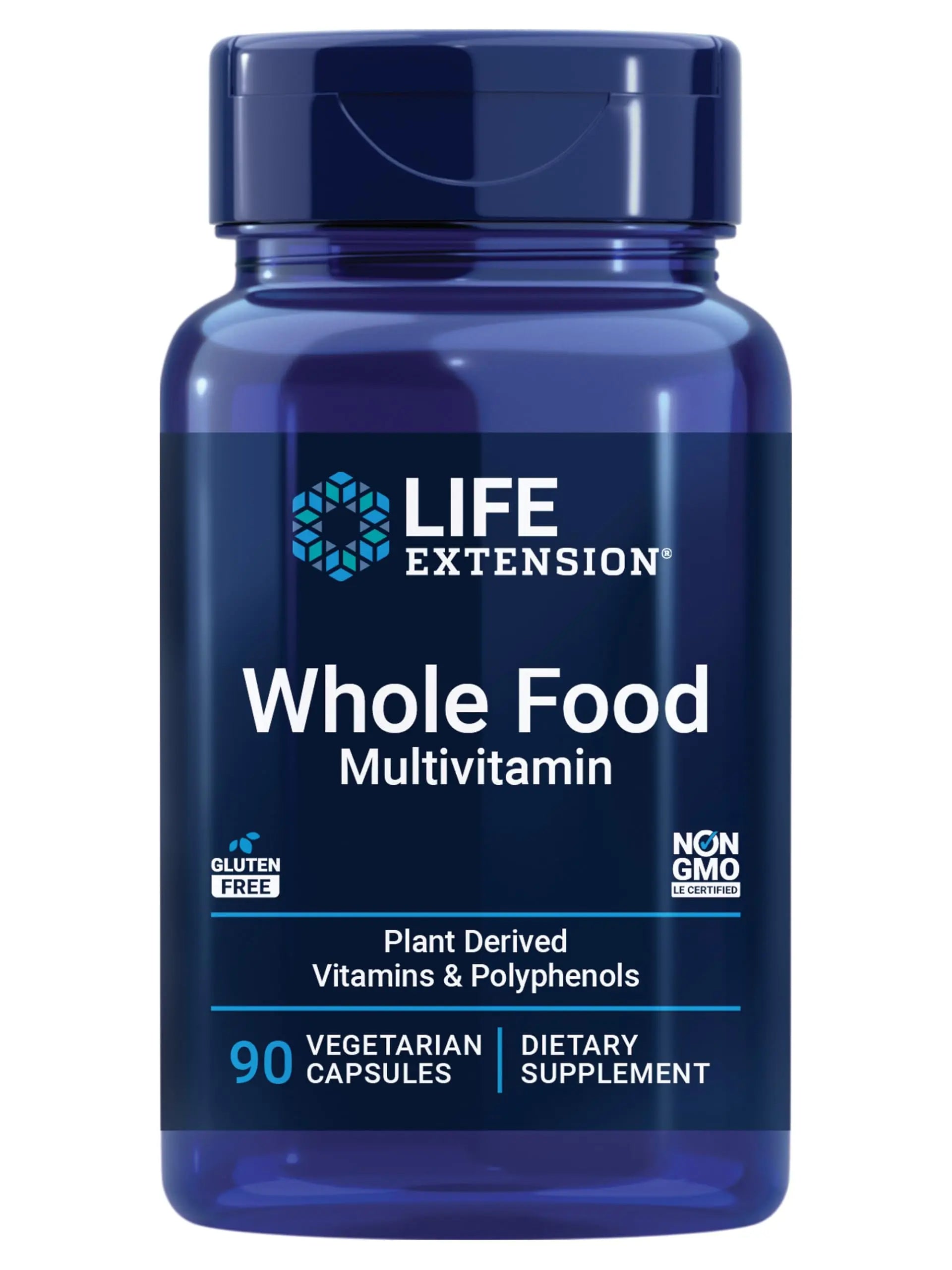 Life Extension Whole Food Multivitamin, Plant-derived Vitamin D3, A, B, C & E, Plus Minerals, Plant extracts, Stay Healthy from Head to Toe Life ExtensionAu supplements