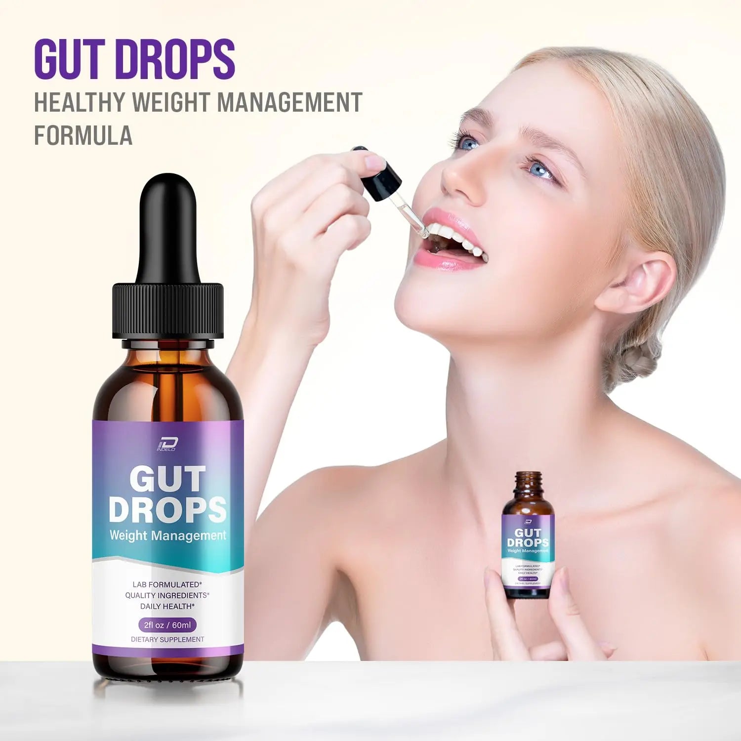 Indelo Gut Drops Healthy Formula – GutDrops All Natural Healthy Levels - Extra Strength Liquid, Reviews (1 Pack – 1 Month Supply) Indelonz supplements