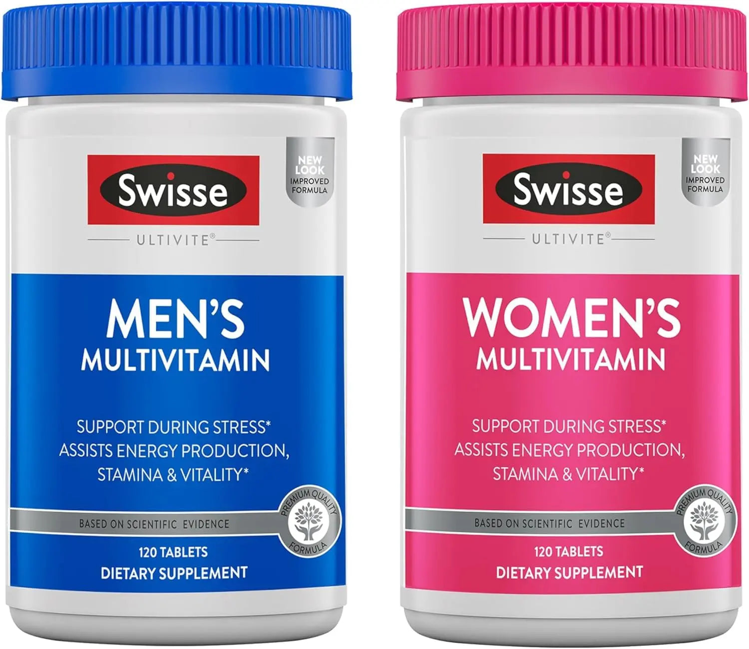 Swisse Daily Multivitamin for Men & Women Bundle Combo Pack | Supports Healthy Energy, Stress Relief, Mental Clarity & Performance, Immunity, and Heart Health SwisseAu supplements