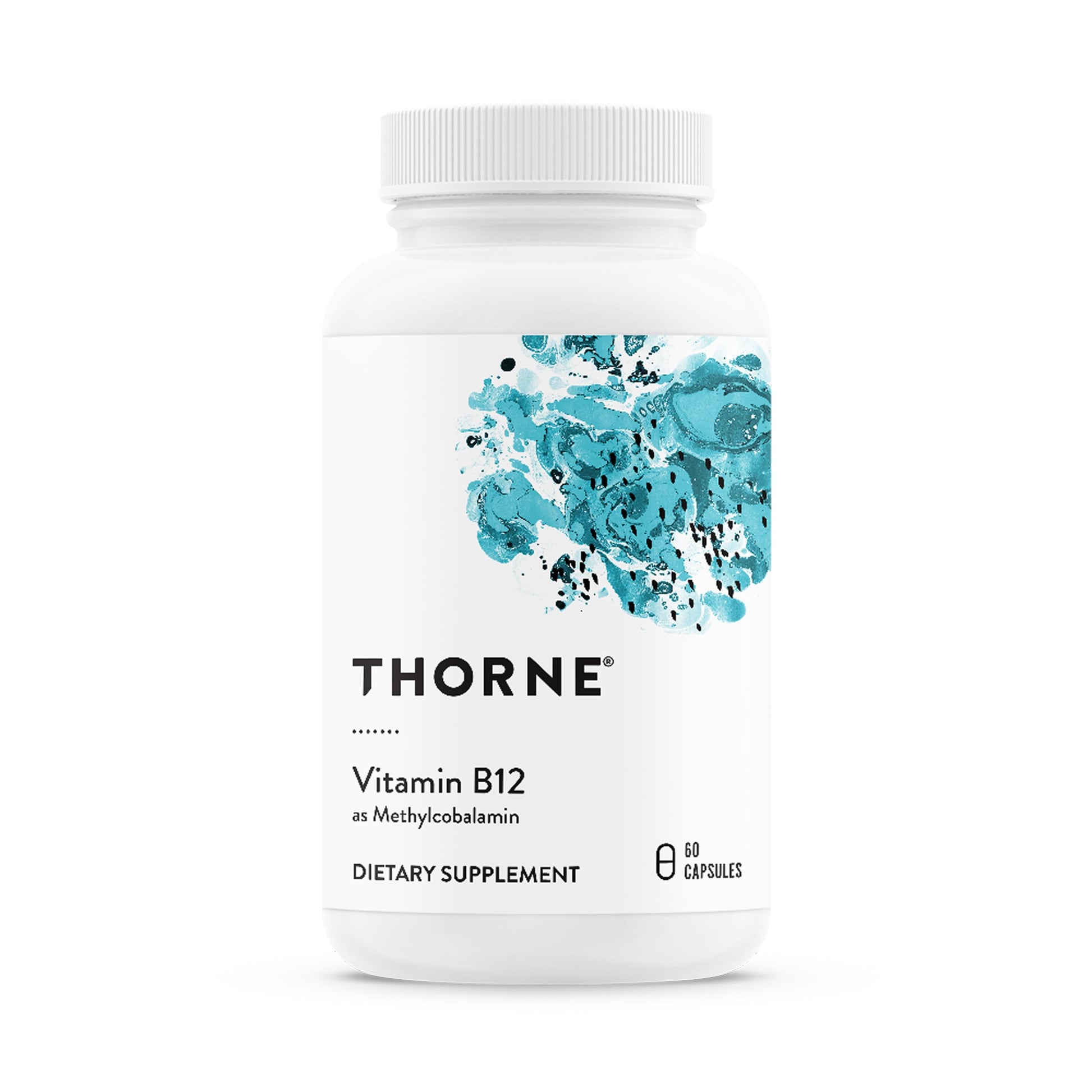 THORNE - Vitamin B12 - as Methylcobalamin - Supports Heart & Nerve Health, Blood Cell Function, Healthy Sleep & Methylation* - Gluten, Dairy & Soy-Free - 60 Servings THORNEAu supplements