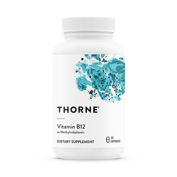 THORNE - Vitamin B12 - as Methylcobalamin - Supports Heart & Nerve Health, Blood Cell Function, Healthy Sleep & Methylation* - Gluten, Dairy & Soy-Free - 60 Servings THORNEAu supplements