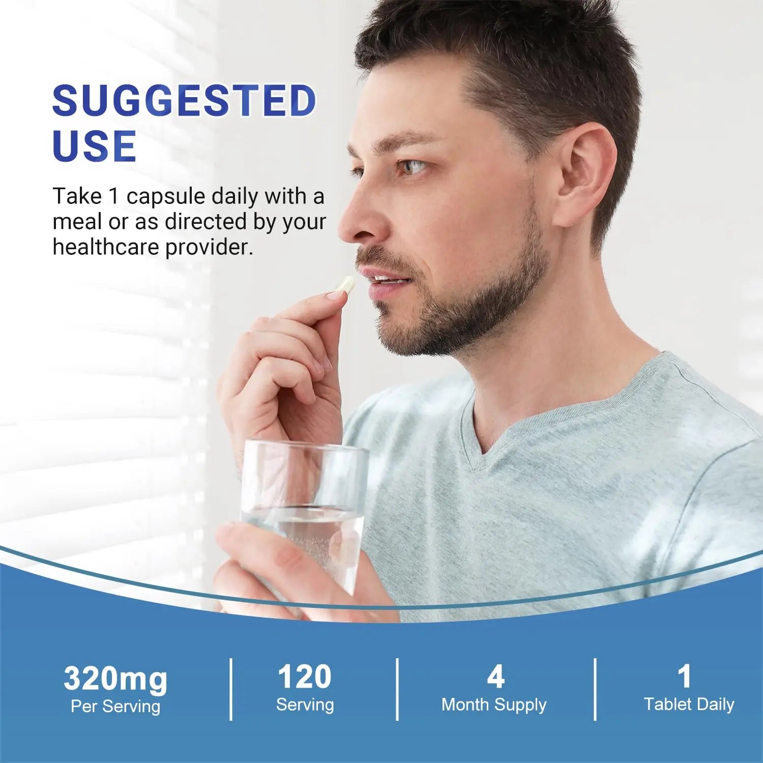 Heivy 4 in 1 Magnesium Complex with Zinc & Vitamin D3, 320mg Elemental Magnesium (Glycinate/Citrate/Gluconate/Malate), 120 Capsules (4 Months Supply), Vegan, Non-GMO, Gluten-Free, 3rd Party Tested Heivynz supplements
