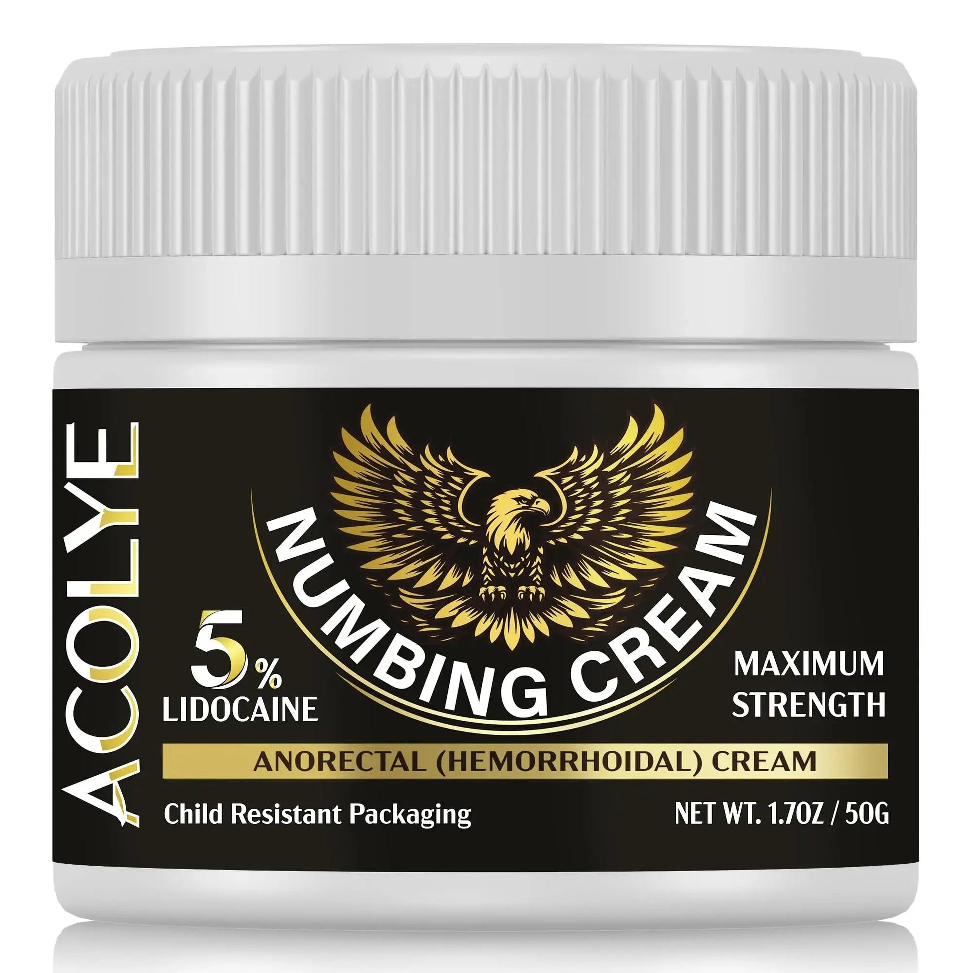 Acolye Numbing Cream Extra Strength: 5% Lidocaine Local Anesthetic- Long Lasting Extra Relief with Menthol Arnica and Emu Oil - Hemorrhoid Cream AcolyeAu supplements