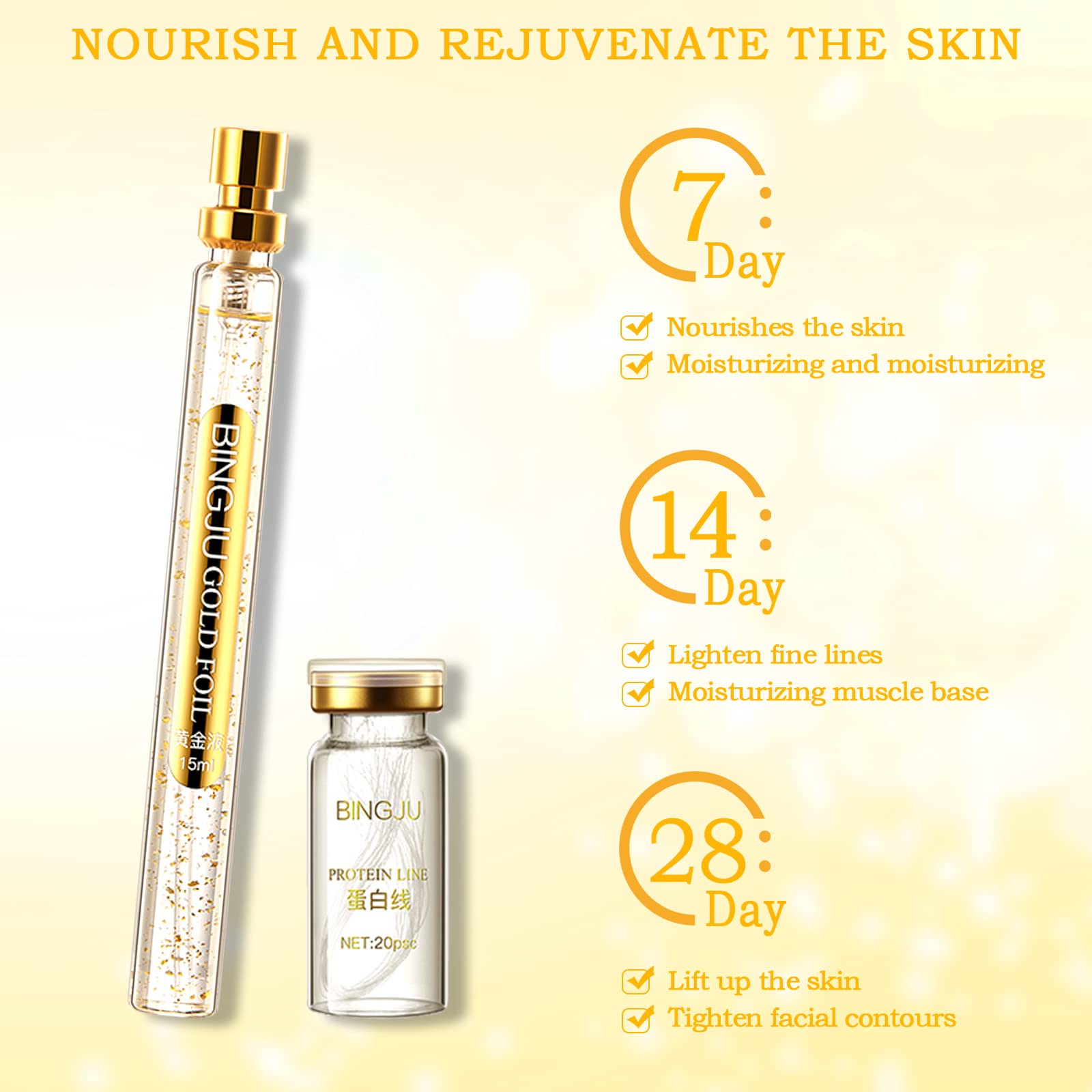 Instalift Korean Protein Thread Lifting Set, Absorbable Collagen Threads for Face Lift, Soluble Protein DRTRUAu supplements