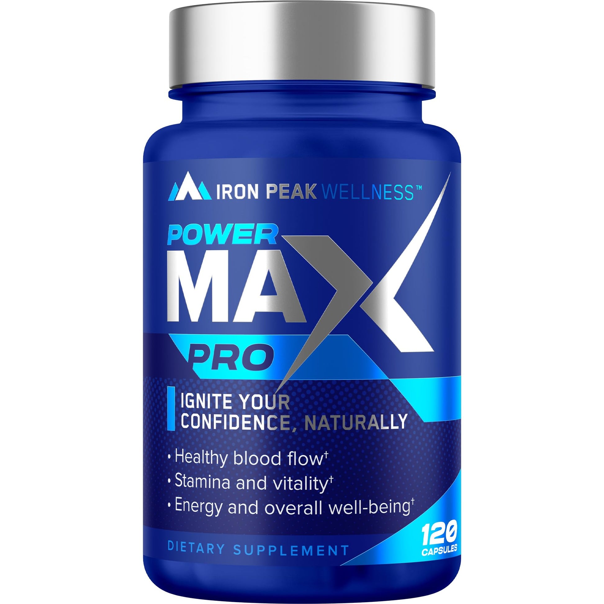 Testosterone Booster Pills for Men - Male Enhancing Supplement - Fast Acting Blood Flow, Muscle Growth, Strength, Energy, Libido, Endurance, Workout - Natural Performance Test Boost - 60 Day Serving IronPeak WellnessAu supplements