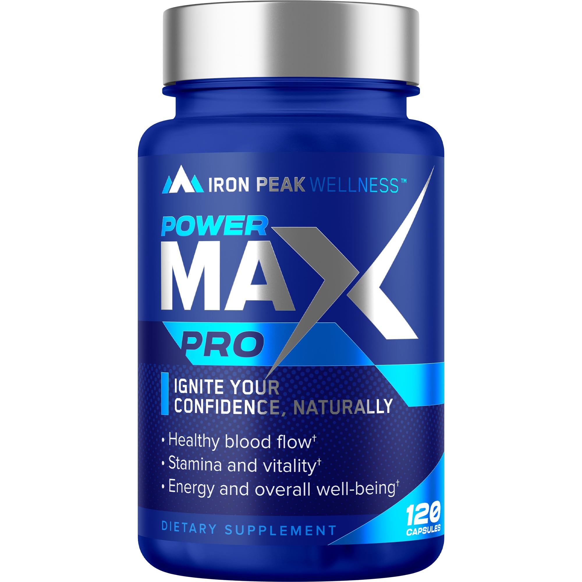 Testosterone Booster Pills for Men - Male Enhancing Supplement - Fast Acting Blood Flow, Muscle Growth, Strength, Energy, Libido, Endurance, Workout - Natural Performance Test Boost - 60 Day Serving IronPeak WellnessAu supplements