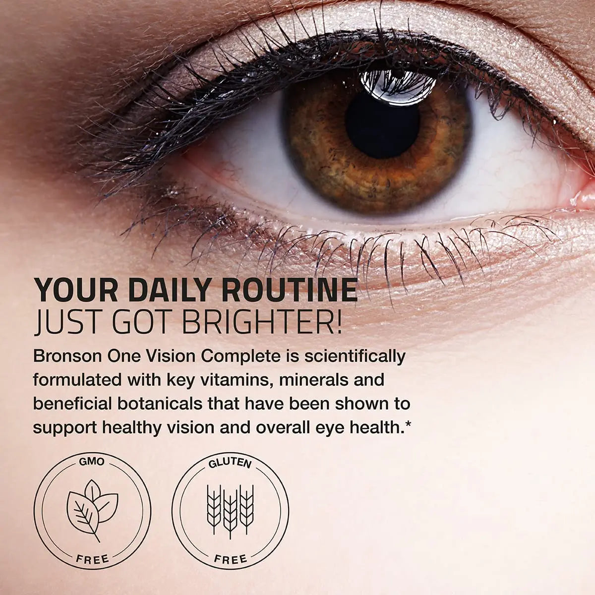Bronson ONE Daily Vision Complete Eye Health Support Multivitamin Multimineral Supplement Formula, 180 Tablets BronsonAu supplements