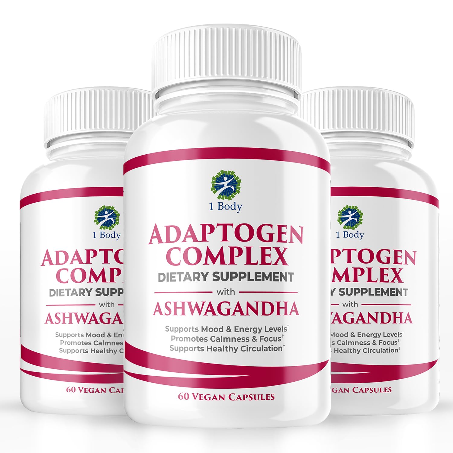1 Body Adaptogen Complex with Ashwagandha 1 BodyAu supplements