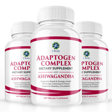 1 Body Adaptogen Complex with Ashwagandha 1 BodyAu supplements