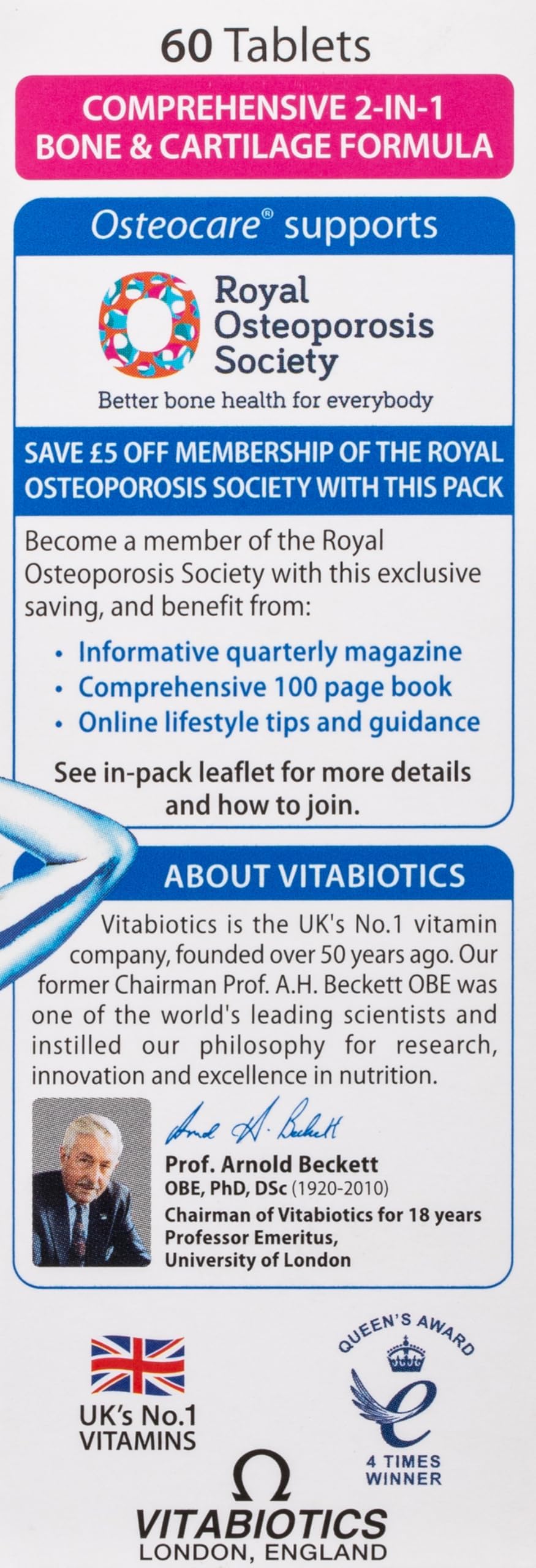 Vitabiotics Osteocare Joint VitabioticsAu supplements