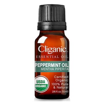 Cliganic USDA Organic Peppermint Essential Oil, 100% Pure Natural Undiluted, for Aromatherapy CliganicAu supplements