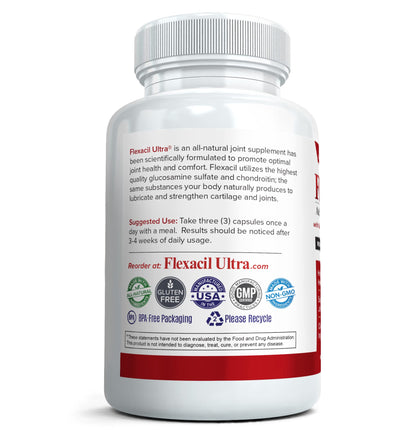 Flexacil Ultra (3 Bottles) Maximum Strength Joint Health & Support Supplement | Glucosami Flexacil UltraUS supplements