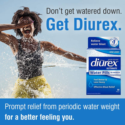 Diurex Ultimate Re-Energizing Water Pills - Maximum Strength Diuretic - Relieve Water Bloat DiurexUS supplements