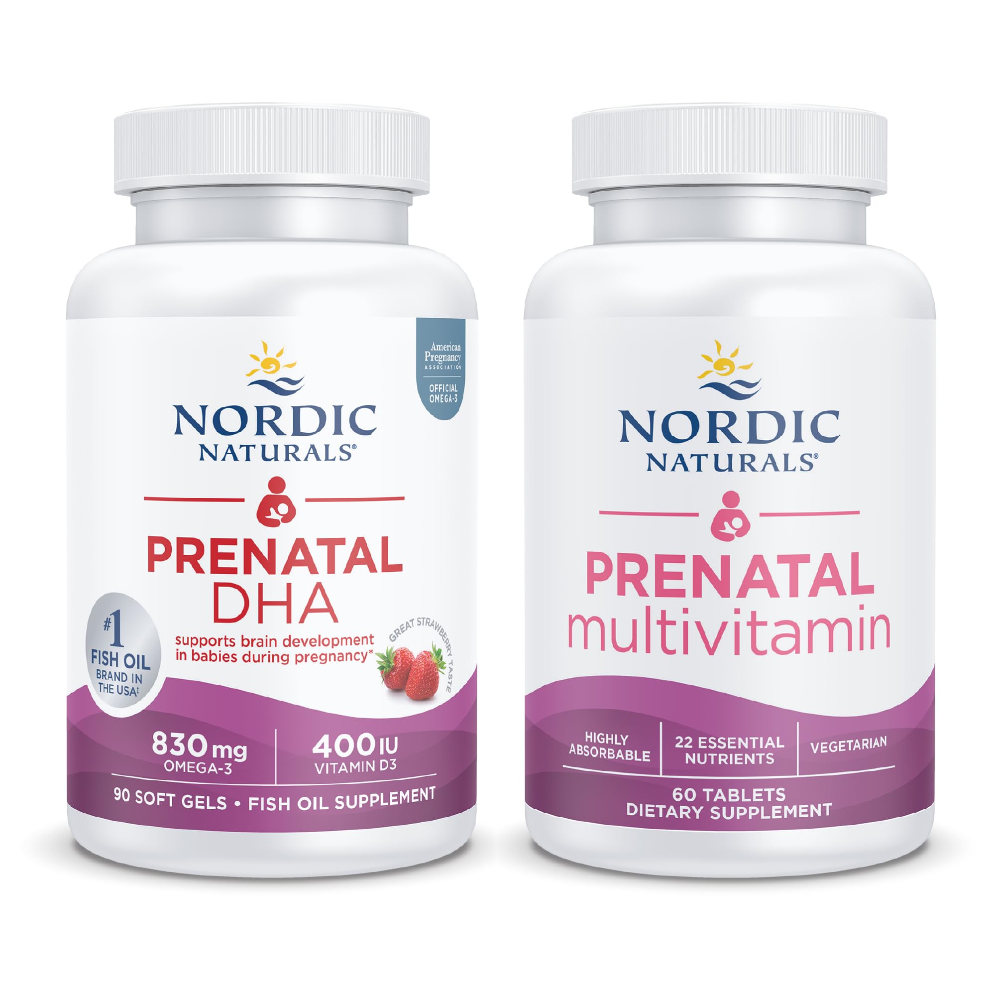 Nordic Naturals Prenatal Starter Pack - Prenatal DHA and Prenatal Multivitamin Tablets Nordic NaturalsAu supplements
