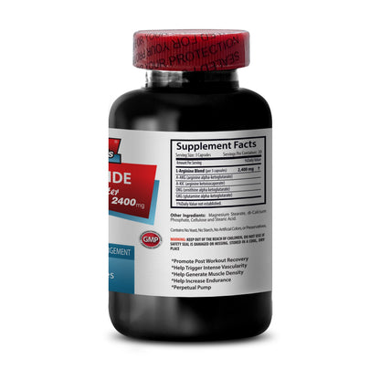 L-arginine Supplement - Nitric Oxide Booster 2400mg - Nitric Oxide Booster - pre Workout Sport SupplementsUS supplements