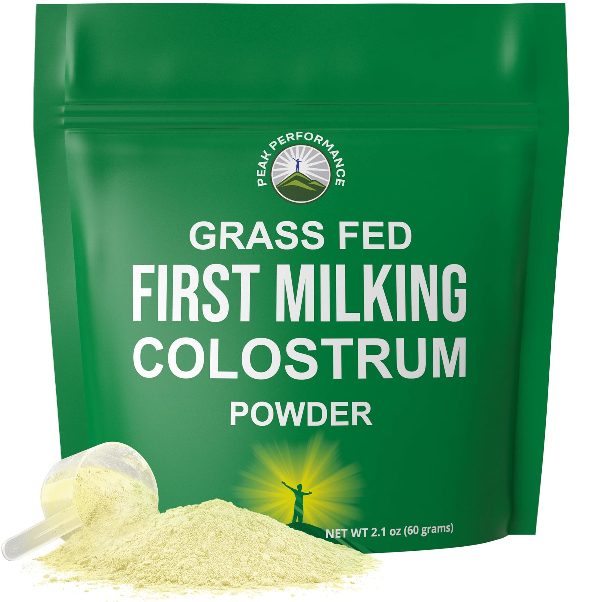 First Milking Colostrum Powder from Grass Fed USA Cows Milked Within 6 Hours of Giving Birth to Get the Most Bioactive Nutrients. High Immunoglobulin Non-GMO Bovine Colostrum Supplement for Humans Peak PerformanceAu supplements