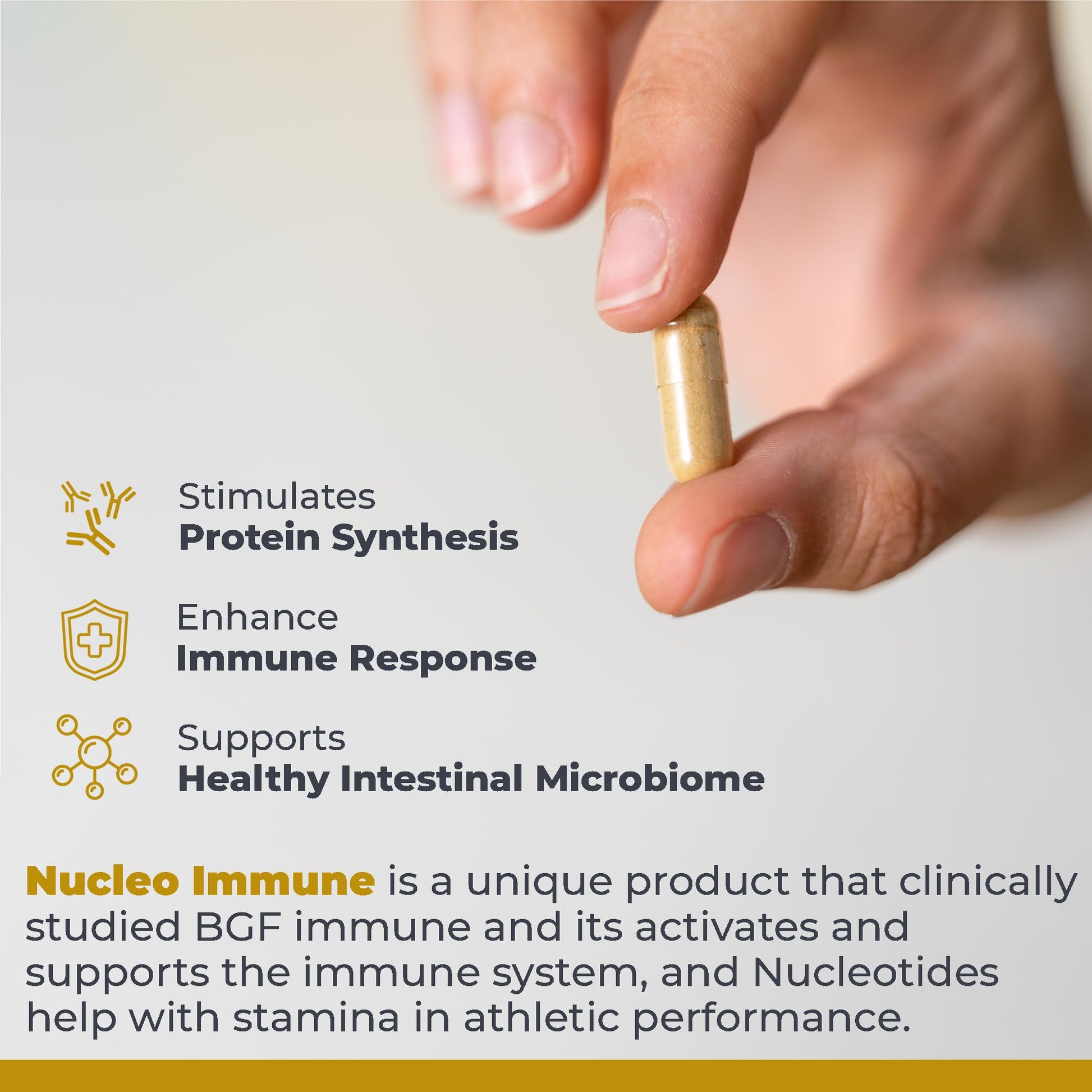Premier Research Labs Nucleo Immune - Beta Glucan Supplements, Beta Glucans, Phytochemicals, Prickly Pear, Fiber, Immune Support - 90 Capsules Premier Research LabsAu supplements