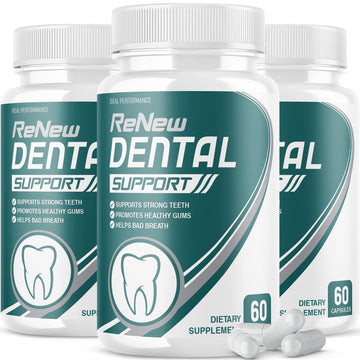 IDEAL PERFORMANCE (3 Pack) Renew Dental Support Pills Cleanser (180 Capsules) IDEAL PERFORMANCEUS supplements