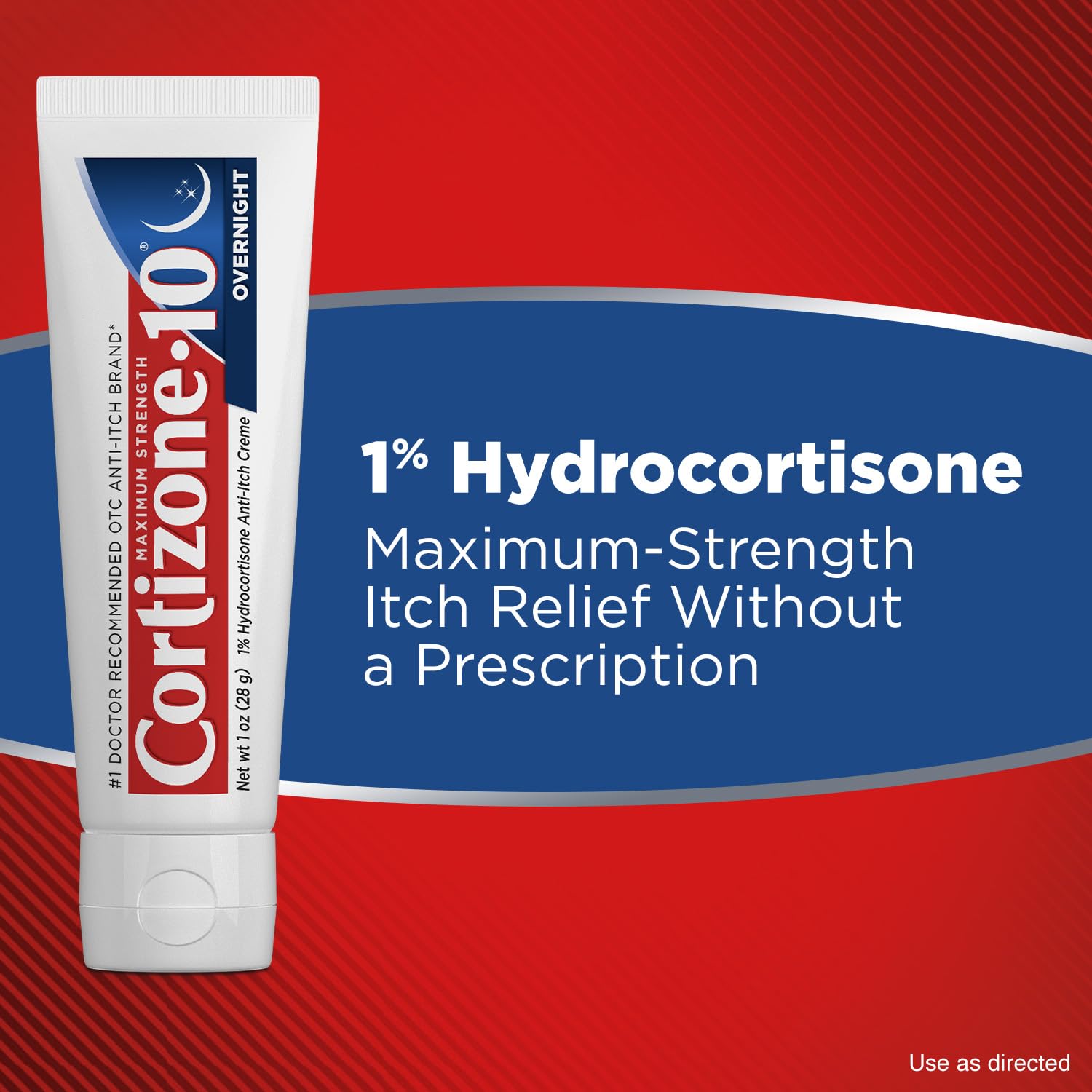 Cortizone-10 Maximum Strength Overnight Itch Relief Cream, 1% Hydrocortisone, Fast-Acting, Lavender Scented Anti-Itch Cream for Bug Bites, Rash, Eczema, Psoriasis, Poison Ivy, Oak, Sumac, 1 oz Cortizone 10Au supplements