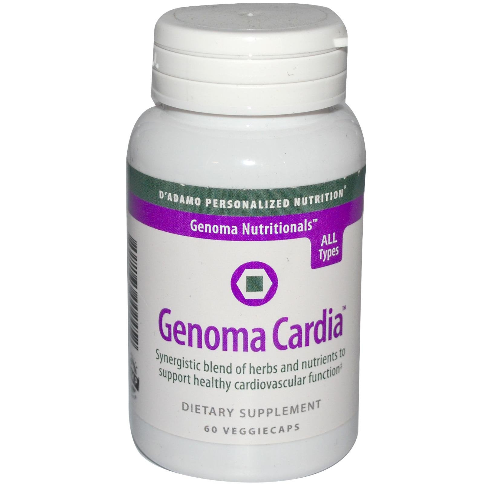 D'Adamo Personalized Nutrition - Genoma Cardia 60 vcaps D'Adamo Personalized NutritionAu supplements