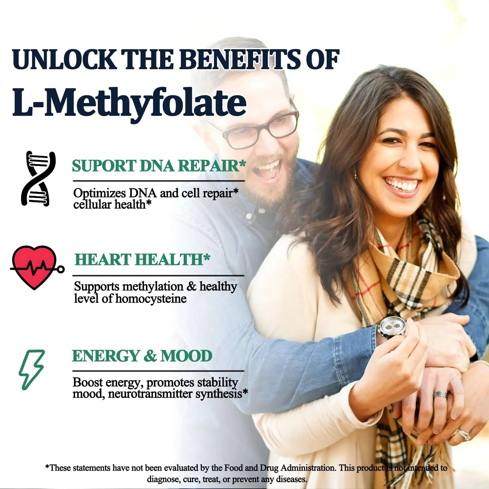 Methylfolate Supplement Liquid Drops, L Methy Folate 15mg Plus Methy B12, B6, B2 Multivitamin, Metabolically Active 5-MTHF Form AMENQ hHEALTHAu supplements