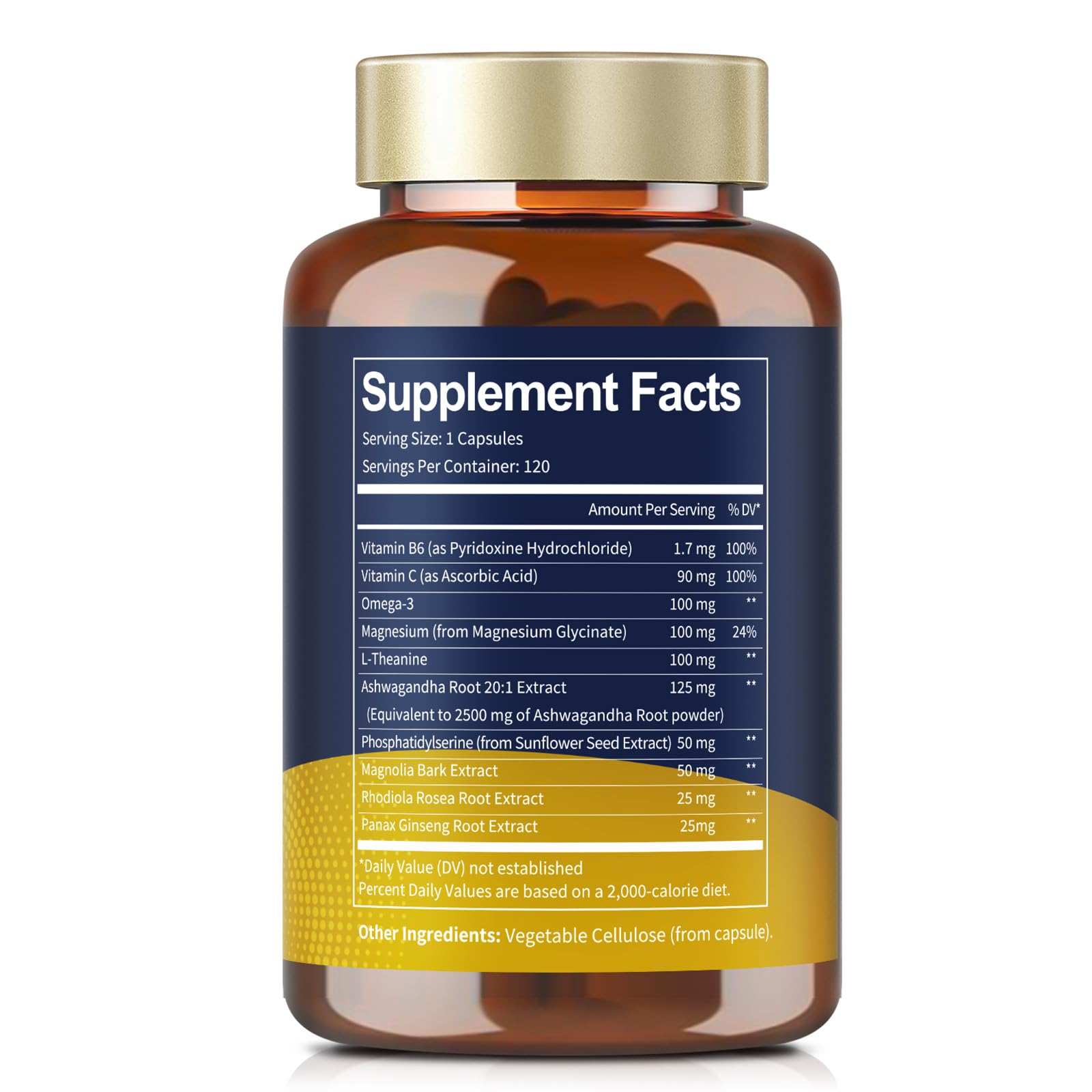 Totaria Cortisol Supplement with Ashwagandha,Magnesium,Rhodiola Rosea,L Theanine,Hormone Balance for Women 120 Vegan Capsules (Pack of 1) TotariaAu supplements